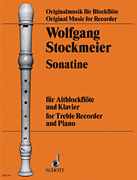 Product Cover for Sonatina for Treble Recorder and Piano Schott  by Hal Leonard