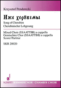 Cover for Song of Cherubim (1987) : Schott by Hal Leonard