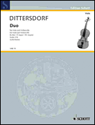 Cover for Duo in E-flat Major, Krebs 218 : Schott by Hal Leonard