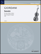 Cover for Viola Sonata in B-flat Major : Schott by Hal Leonard