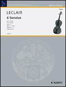 Cover for 6 Sonatas, Op. 12, Volume 1:1-3 : Schott by Hal Leonard