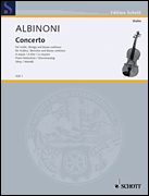 Cover for Concerto in A Major : Schott by Hal Leonard