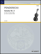 Product Cover for Sonata No. 2 for Violin and Piano Schott  by Hal Leonard