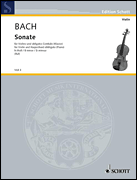 Cover for Sonata in B minor : Schott by Hal Leonard