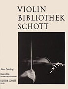 Product Cover for Concertino for Violin and Piano Reduction Schott  by Hal Leonard