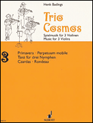 Trio-Cosmos No. 3 for 3 Violins – Performance Score