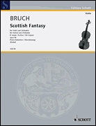 Cover for Scottish Fantasy in E Major, Op. 46 : Schott by Hal Leonard