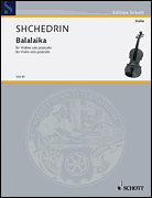 Product Cover for Balalaika for Solo Violin Schott  by Hal Leonard