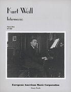Cover for Intermezzo Pno : Schott by Hal Leonard