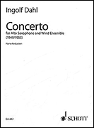 Product Cover for Concerto for Alto Saxophone & Piano Reduction Schott  by Hal Leonard