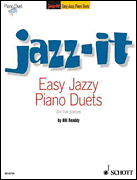Product Cover for Easy Jazz Piano Duets – Six Fun Pieces One Piano, Four Hands Schott  by Hal Leonard