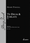 Cover for Te Deum & Jubilate, Z232 : Schott by Hal Leonard