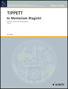 Cover for Tippett In Memoriam Magistri : Schott by Hal Leonard