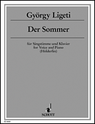 Product Cover for Der Sommer for Voice and Piano Schott  by Hal Leonard
