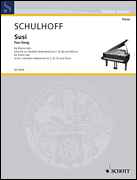 Cover for Schulhoff Susi Fox Song S.pft Or : Schott by Hal Leonard