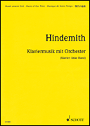 Klaviermusik mit Orchester, Op. 29 (1923) Study Score