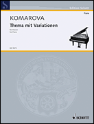 Cover for Theme with Variations : Piano by Hal Leonard