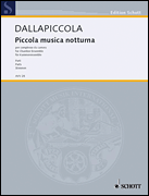 Cover for Piccola Musica Notturna Pts Chamb : Schott by Hal Leonard