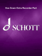Hoe Down  Extra Recorder Part