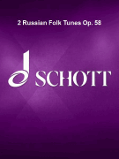 2 Russian Folk Tunes Op. 58 for Soprano Recorder and Piano - Recorder Part