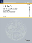 Product Cover for Choral Preludes 22 Volume 4 Schott  by Hal Leonard