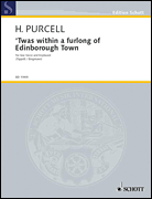 Cover for Twas within a furlong of Edinborough Town : Schott by Hal Leonard