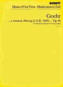 Cover for Musical Offering : Schott by Hal Leonard