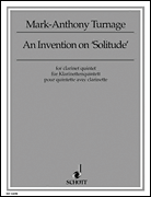 Cover for An Invention on Solitude : Schott by Hal Leonard