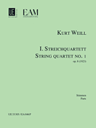 String Quartet No. 1, Op. 8 Parts