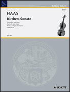 Cover for Church Sonata 1f Majop.62/1 Vn/or : Schott by Hal Leonard