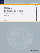 Product Cover for Le Miracle de la Rose for Clarinet and 13 Players - Clarinet Part Schott  by Hal Leonard