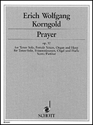 Product Cover for Prayer Tenor/sa Chor/hp/pf V.s.  Schott  by Hal Leonard