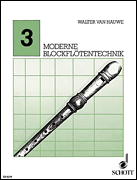 Cover for Moderne Blockfloetentechnik V. 3*** : Schott by Hal Leonard