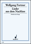 Cover for Lieder aus dem Nachlass : Schott by Hal Leonard