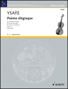 Poeme Elegiaque Violin and Piano