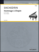 Hommage à Chopin Four Pianos<br><br>Score