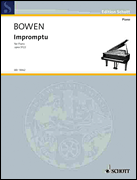 Cover for Impromptu Op 91/2 Piano Solo : Piano by Hal Leonard