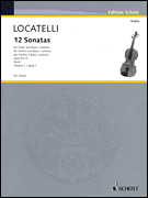 12 Sonatas, Op. 6 Violin and Basso Continuo<br><br>Vol. 1, Nos. 1-6