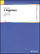 Scott Jopin – 3 Ragtimes for Flute and Piano