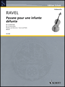 Pavane pour une infante défunte for 4 Cellos<br><br>Score and Parts