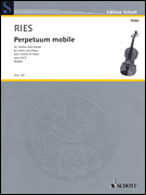 Perpetuum mobile, Op. 34 Violin and Piano