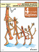 Four Scott Joplin Ragtimes Easy Recorder Quartets, Vol. 8