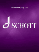 Kol Nidre, Op. 39 Study Score