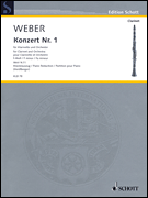Carl Maria von Weber – Concerto No. 1 in F minor, WeV N. 11 Clarinet and Piano Reduction