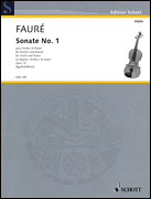 Sonata No. 1 in A Major, Op. 13 Violin and Piano