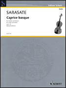 Pablo de Sarasate – Caprice Basque, Op. 24 Violin and Piano