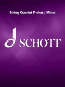 String Quartet F-sharp Minor Score and Parts