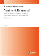 Product Cover for Veni, Veni, Emmanuel SSAA and Organ Choral Softcover by Hal Leonard