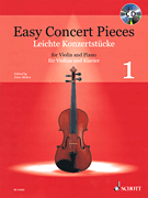 Easy Concert Pieces for Violin and Piano – Volume 1 Includes CD of Performances and Backing Tracks