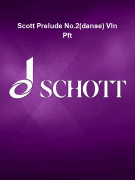 Scott Prelude No.2(danse) Vln Pft